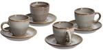 Zeller Espresso-Set taupe Keramik