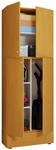 Putzschrank Lona buche Nachbildung wei&szlig; B/H/T: ca. 70x200x39 cm