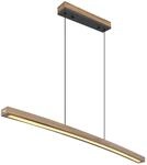 GLOBO LED-Pendelleuchte Opal Graphit Kunststoff Metall B/H/T: ca. 7x120x100 cm