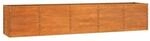 Hochbeet braun Stahl B/H/L: ca. 80x77x400 cm
