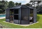 Sojag Kaltwintergarten Charleston anthrazit Aluminium B/H/T: ca. 384x281x384 cm