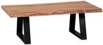 Couchtisch natur schwarz B/H/T: ca. 115x40x61 cm
