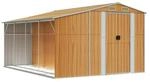 vidaXL Gartenhaus braun B/H/T: ca. 277x179x365,5 cm