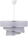 Opviq Pendelleuchte Couper silber grau B/H/T/L/D: ca. 40x72x40x40x40 cm E27 1