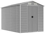 vidaXL Gartenhaus grau B/H/T: ca. 191x198x300 cm