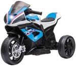 HOMCOM Kinder-Elektromotorrad blau B/H/L: ca. 42x54x82,5 cm