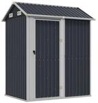 vidaXL Gartenhaus anthrazit B/H/T: ca. 192x237x152,5 cm