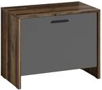Bank BEN Eiche Old Wood Nachbildung anthrazit B/H/T: ca. 60x48x35 cm