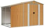 vidaXL Gartenhaus braun B/T/L: ca. 277x179x192,5 cm