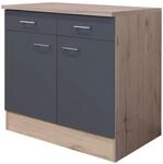 Unterschrank Morena grau matt B/H/T: ca. 80x85x60 cm
