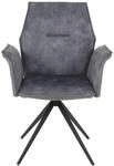 Sessel SUSANNE I S grau Stoff B/H/T: ca. 65x92x64 cm