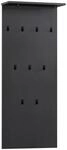 Wandpaneel Janne schwarz matt B/H/T: ca. 50x12,6x20,9 cm