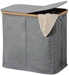 Kesper W&auml;schesammler grau Polyester B/H/T: ca. 54,5x50x33 cm