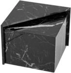 Wohnling Couchtisch schwarz Marmor B/H/T: ca. 50x42x50 cm