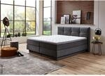 Boxspringbett Portage grau Liegefl&auml;che B/L: ca. 160x200 cm