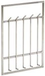 Garderobe silber B/H/T: ca. 60x100x7,5 cm