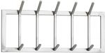 Garderobe Stahl poliert B/H/T: ca. 65x30x10 cm