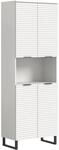 Hochschrank Riff wei&szlig; B/H/T: ca. 70x193x34 cm