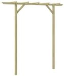 Sonnendach braun B/H/L: ca. 40x203x205 cm