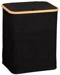 Kesper W&auml;schesammler schwarz Bambus B/H/L: ca. 35x5x43,5 cm