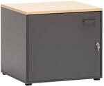 Unterschrank Solea anthrazit Eiche hell Nachbildung B/H/T: ca. 67,1x60x60 cm
