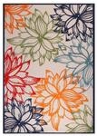 Sanat Outdoorteppich FLORAL bunt B/L: ca. 140x200 cm