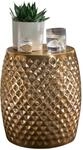 Beistelltisch gold Aluminium B/H/T: ca. 32x42x32 cm
