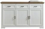 Sideboard Jasmin wei&szlig; Pinie Nachbildung Eiche Artisan Nachbildung B/H/T: ca.