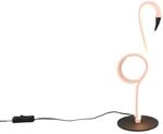 Reality LED-Tischleuchte Ingo pink Metall B/L: ca. 35x14,5 cm