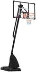 SPORTNOW Basketballkorb schwarz B/H/L: ca. 70,5x111x350 cm