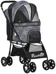 PawHut Hunde-Zubeh&ouml;r schwarz Polyester B/H/L: ca. 48x81x99 cm