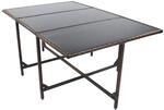 VCM Gartentisch Raloso braun Rattan B/H/L: ca. 170x74x110 cm