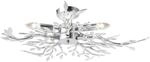 GLOBO Deckenleuchte Chrom Metall H/D: ca. 16x71 cm E14 5 Brennstellen
