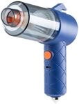 CLEANmaxx Akku-Handstaubsauger blau orange B/H/L: ca. 7x16,5x20 cm