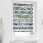 LICHTBLICK Doppelrollo Duo Orentalisches Muster blau gr&uuml;n 100% Polyester B/T:...