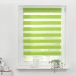 LICHTBLICK Doppelrollo Duo gr&uuml;n 100% Polyester B/L: ca. 50x150 cm