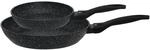ELO Pfannenset schwarz Aluminium 2 tlg.