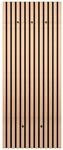Wandgarderobe Grace Eiche Artisan Nachbildung schwarz B/H/T: ca. 50x125x7 cm