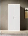Kleiderschrank Joe wei&szlig; B/H/T: ca. 81x176x50,8 cm