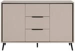 Kommode Arona sand schwarz B/H/T: ca. 135x90x38 cm