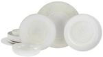CreaTable Tafelservice Unico Toscania offwhite Steinzeug 8 tlg.