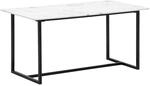 Esstisch wei&szlig; Marmor Optik B/H/T: ca. 200x76x90 cm