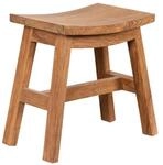deVries Hocker teak B/H/L: ca. 45x33x50 cm
