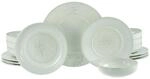 CreaTable Tafelservice Unico Toscania offwhite Steinzeug 16 tlg.