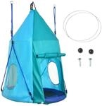 Outsunny Schaukel blau B/H/L: ca. 100x100x150 cm
