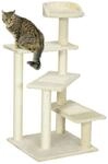 PawHut Katzenkratzbaum beige Spanplatte B/H/L: ca. 50x100x50 cm