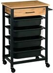 Kesper K&uuml;chenwagen natur Spanplatte B/H/T: ca. 47x85x37 cm