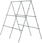 Outsunny Trellis-Rankhilfe mit Stahlrahmen gr&uuml;n B/H/L: ca. 100x180x180 cm