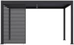 Paragon Outdoor Lamellen-Sichtschutz Grand Tuscan grau Aluminium B/H: ca. 135x234 cm