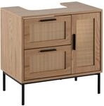 Waschbeckenunterschrank Eiche natur Optik B/H/T: ca. 60x60x40 cm